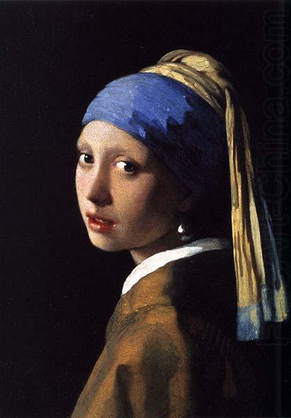 Johannes Vermeer Girl with a Pearl Earring, china oil painting image